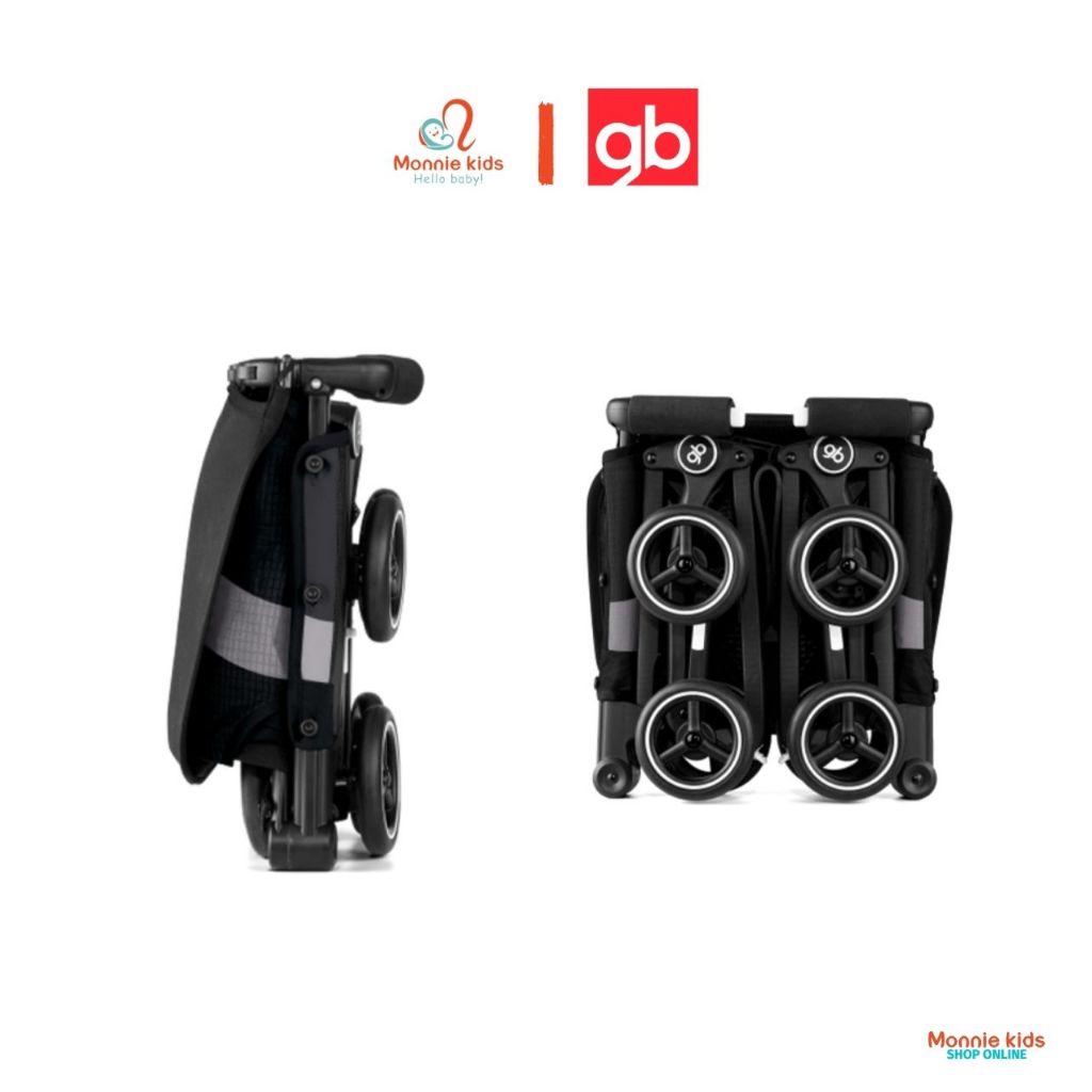 Xe đẩy gấp gọn GB Pockit Air All-Terrain cho bé 6m+, xe đẩy trẻ em siêu nhẹ chất liệu cao cấp