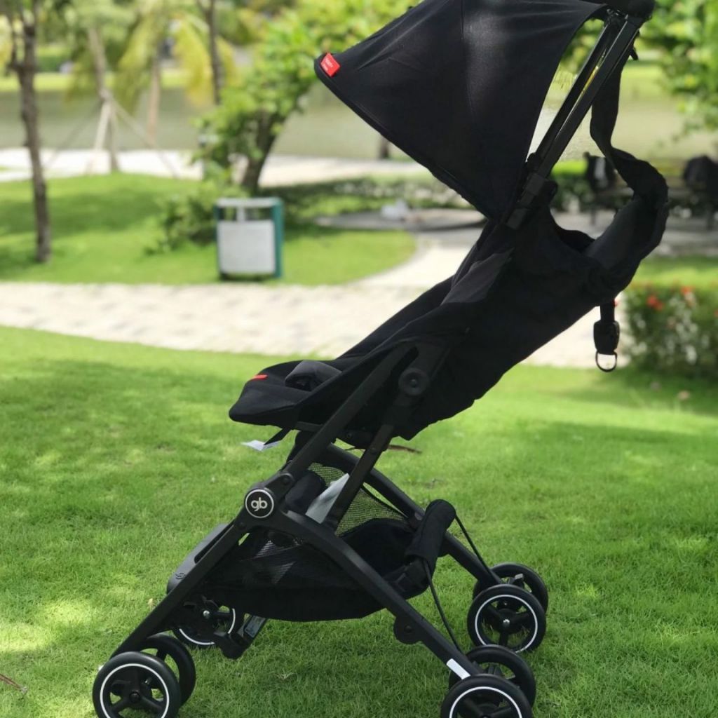 Xe đẩy gấp gọn GB Pockit + All-Terrain cho bé 6m+, xe đẩy du lịch chất liệu cao cấp siêu nhẹ
