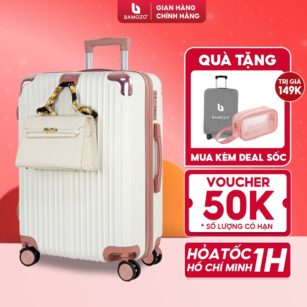 Vali du lịch Bamozo 8809 ,Vali kéo nhựa size 20 inch,size 24 inch