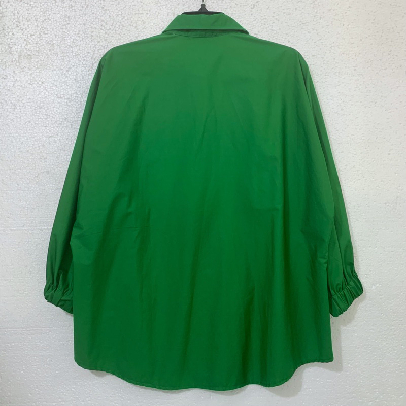 Thanh lý / 2hand/ pass đồ cá nhân áo sơ mi from rộng, sơ mi nữ rộng, sơ mi xanh lá