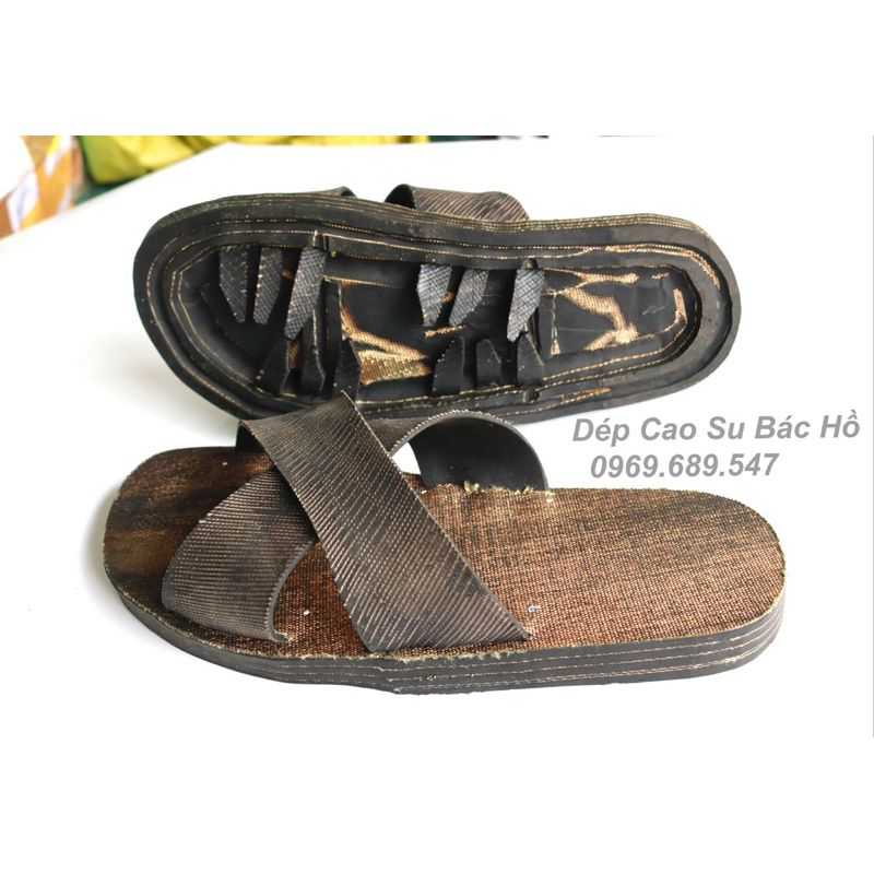 Dép Lê Cao Su Bố Vải Mài DL23 - Dép Cao Su Việt Nam