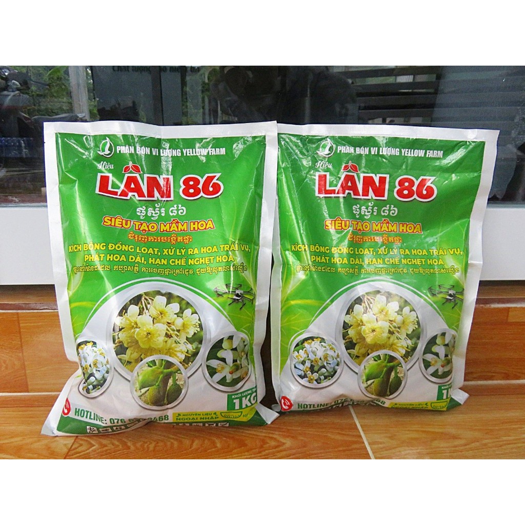 LÂN 86- HẠN CHẾ NGHẸT HOA, XỬ LÝ RA HOA TRÁI VỤ GÓI 1KG