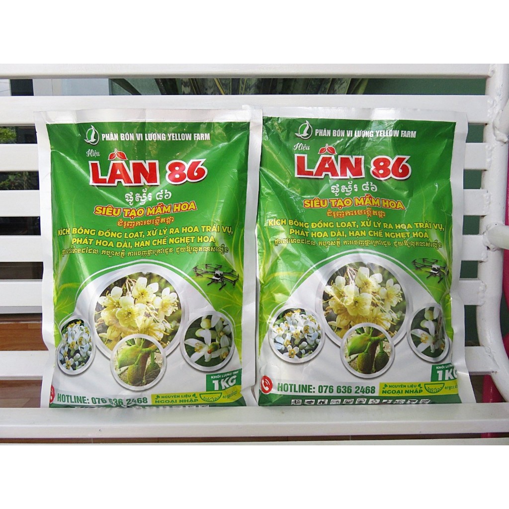 LÂN 86- HẠN CHẾ NGHẸT HOA, XỬ LÝ RA HOA TRÁI VỤ GÓI 1KG