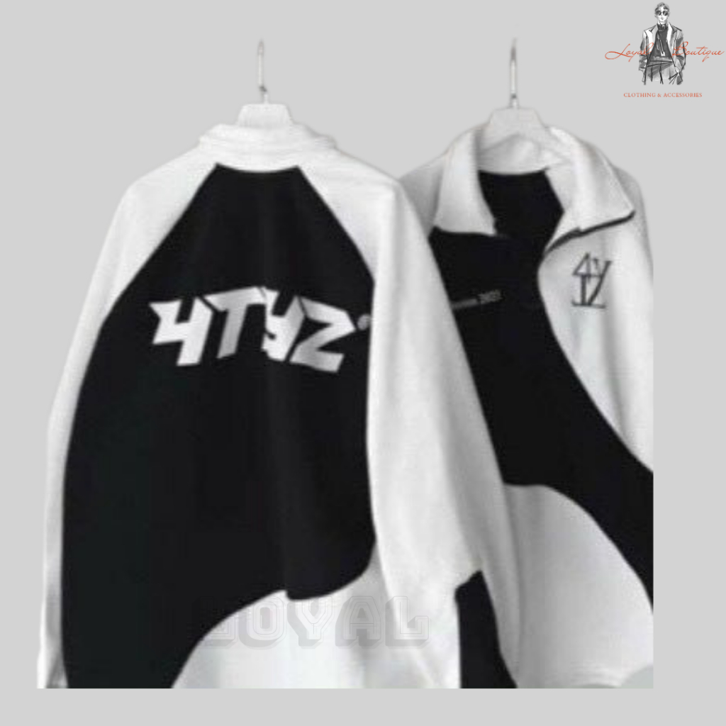 Áo khoác nỉ nam nữ unisex Loyal form rộng áo in chữ trước và sau có túi phía trước