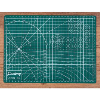 Bảng kê cắt giấy/cutting mat khổ A4 da tự liền & dao cắt