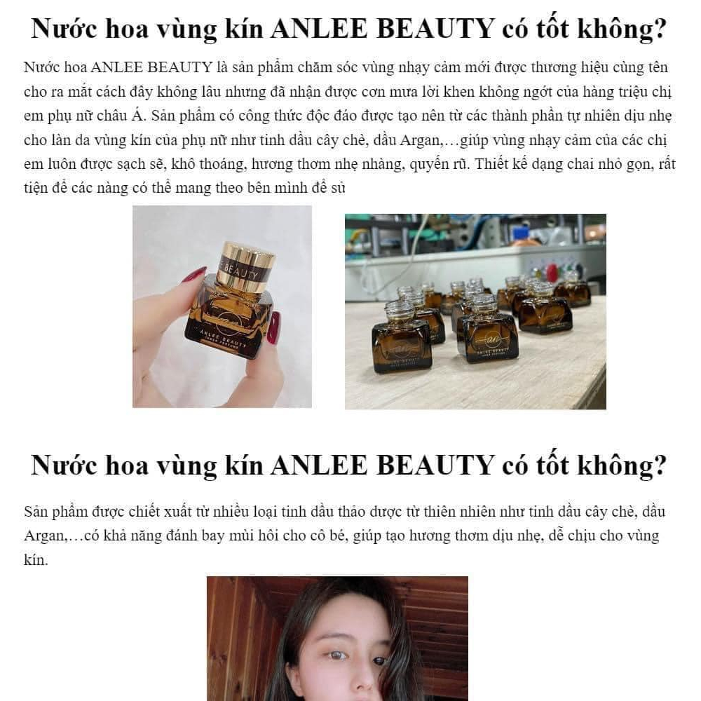Nước Hoa Vùng Kín- Anlee Beauty - 7ml