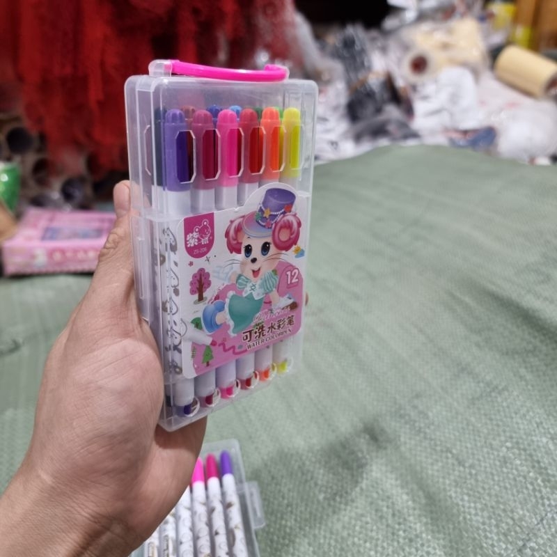 Bút lông tô màu 12 màu/bút dạ màu #206