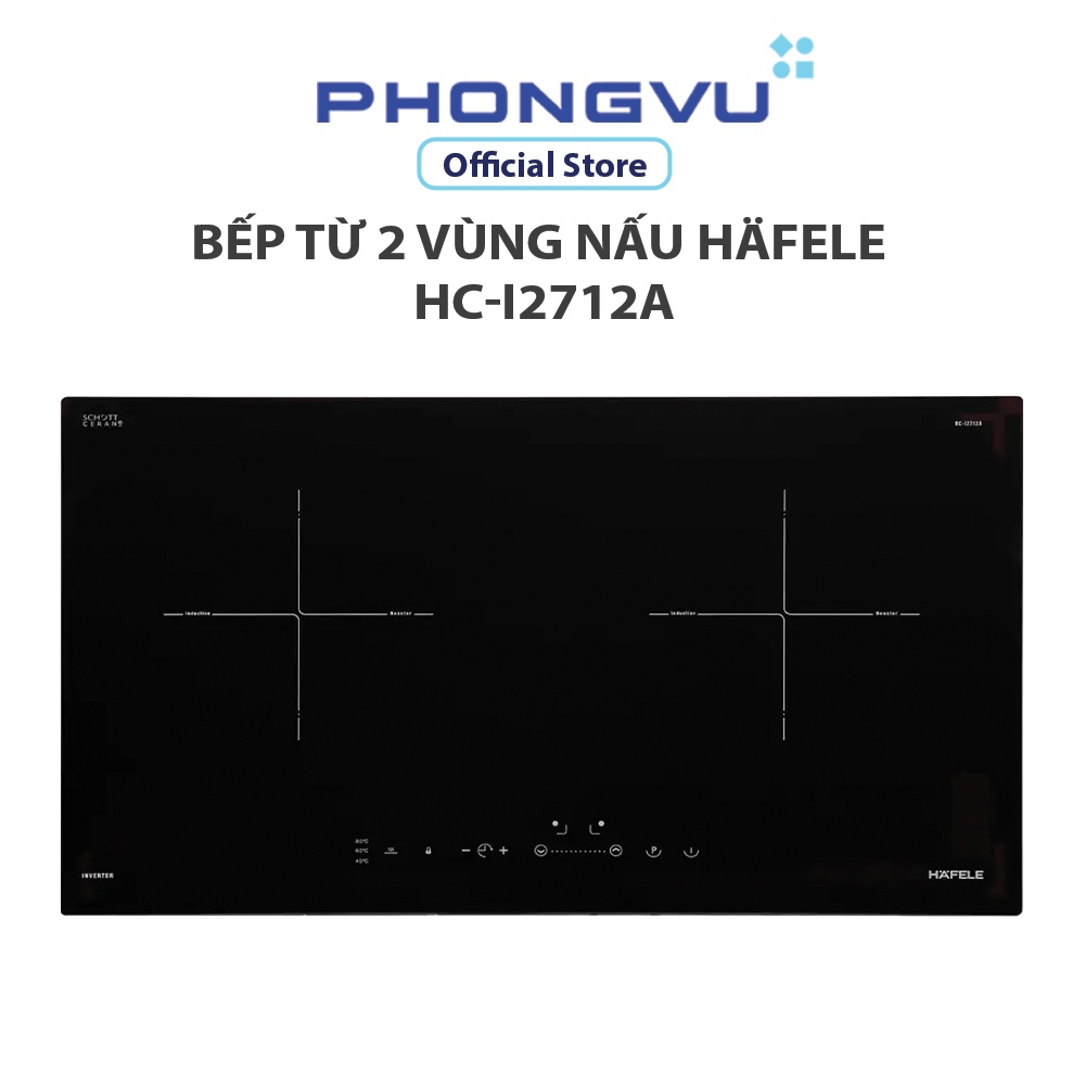 BẾP TỪ 2 VÙNG NẤU HÄFELE HC-I2712A - Bảo hành 24 tháng