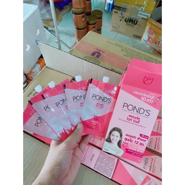 Hộp 06 Gói x 7G Kem Dưỡng Da Ban Ngày Ponds