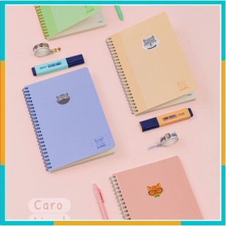  Sổ klong lò xo kép caro kẻ ngang A5- 120 trang Klong - MS: 535 537 