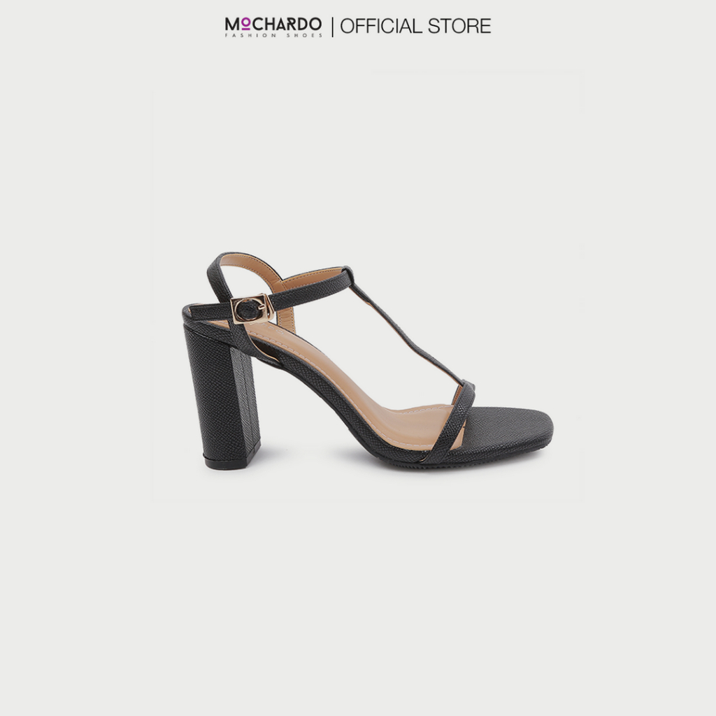 Sandal Nữ Cao Gót Vuông MOCHARDO THD-5 Quai Ngang Basic 9cm