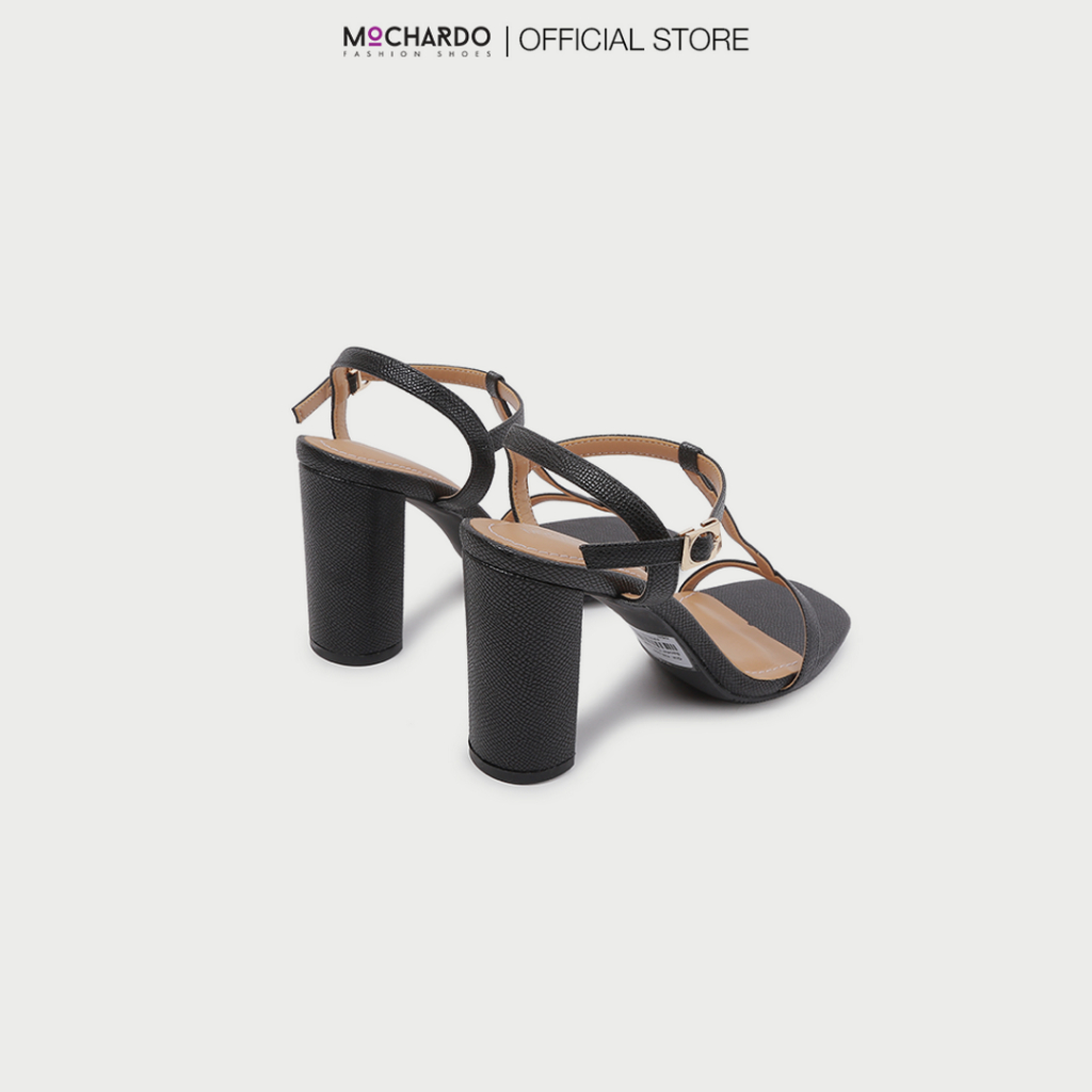 Sandal Nữ Cao Gót Vuông MOCHARDO THD-5 Quai Ngang Basic 9cm