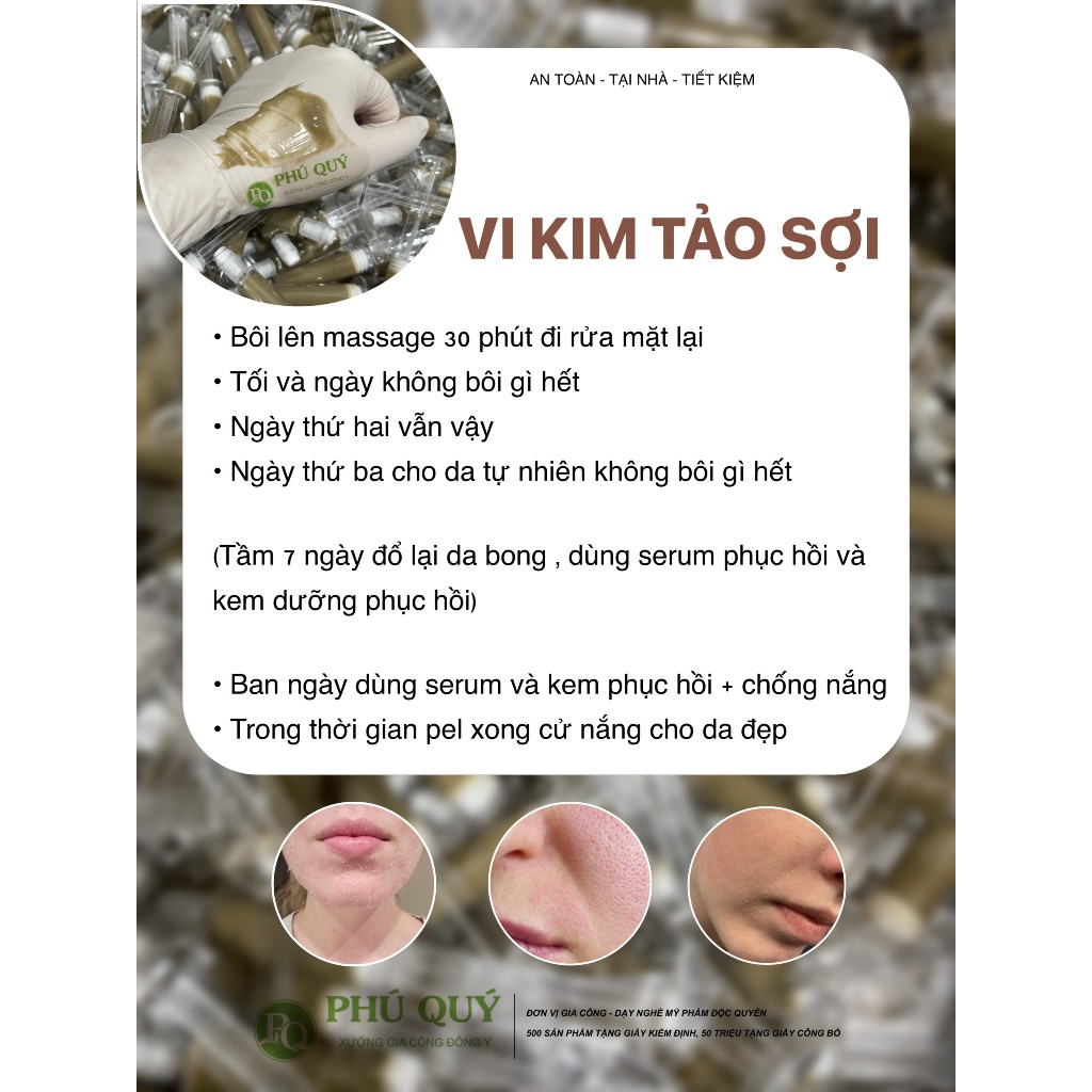 Vi Tảo Rải Sợi Peel Da