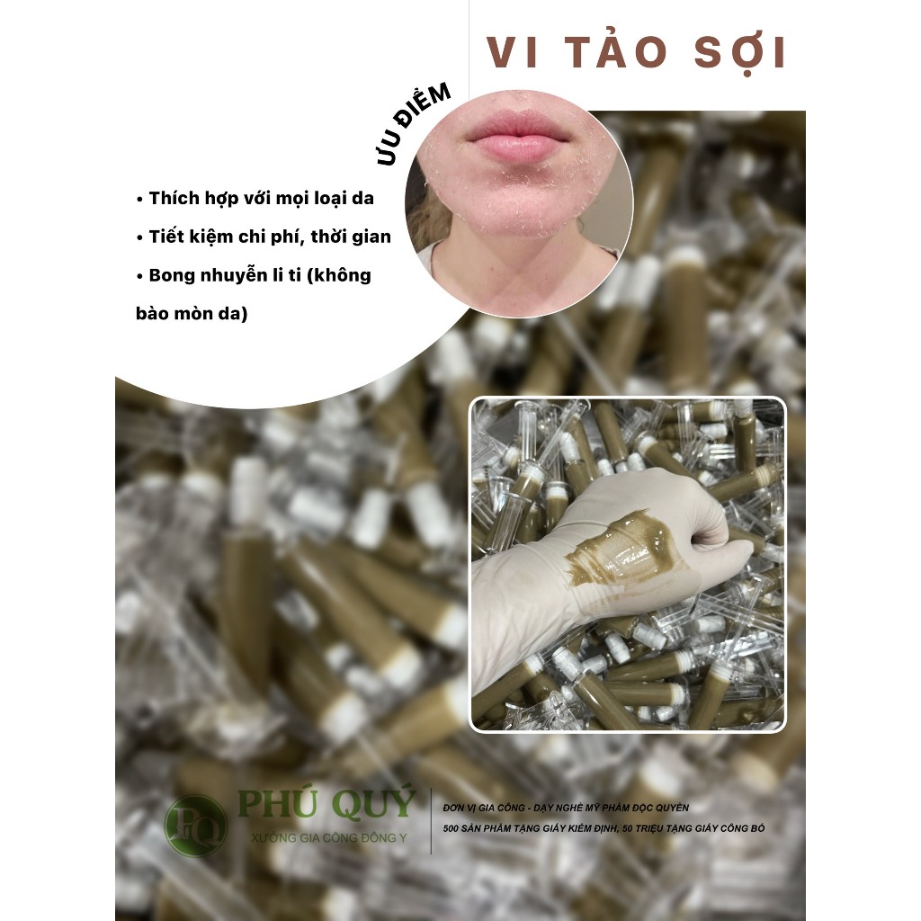 Vi Tảo Rải Sợi Peel Da