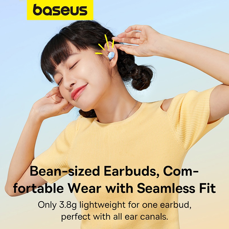 Tai nghe nhét tai không dây BASEUS WM02 bluetooth 5.3 TWS chống ồn