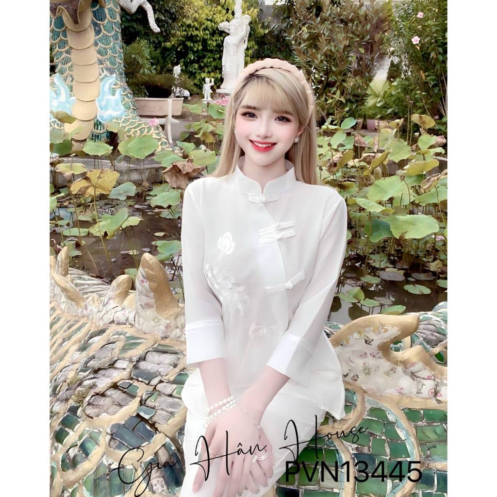 Bộ hoa sen tinh khôi - trắng