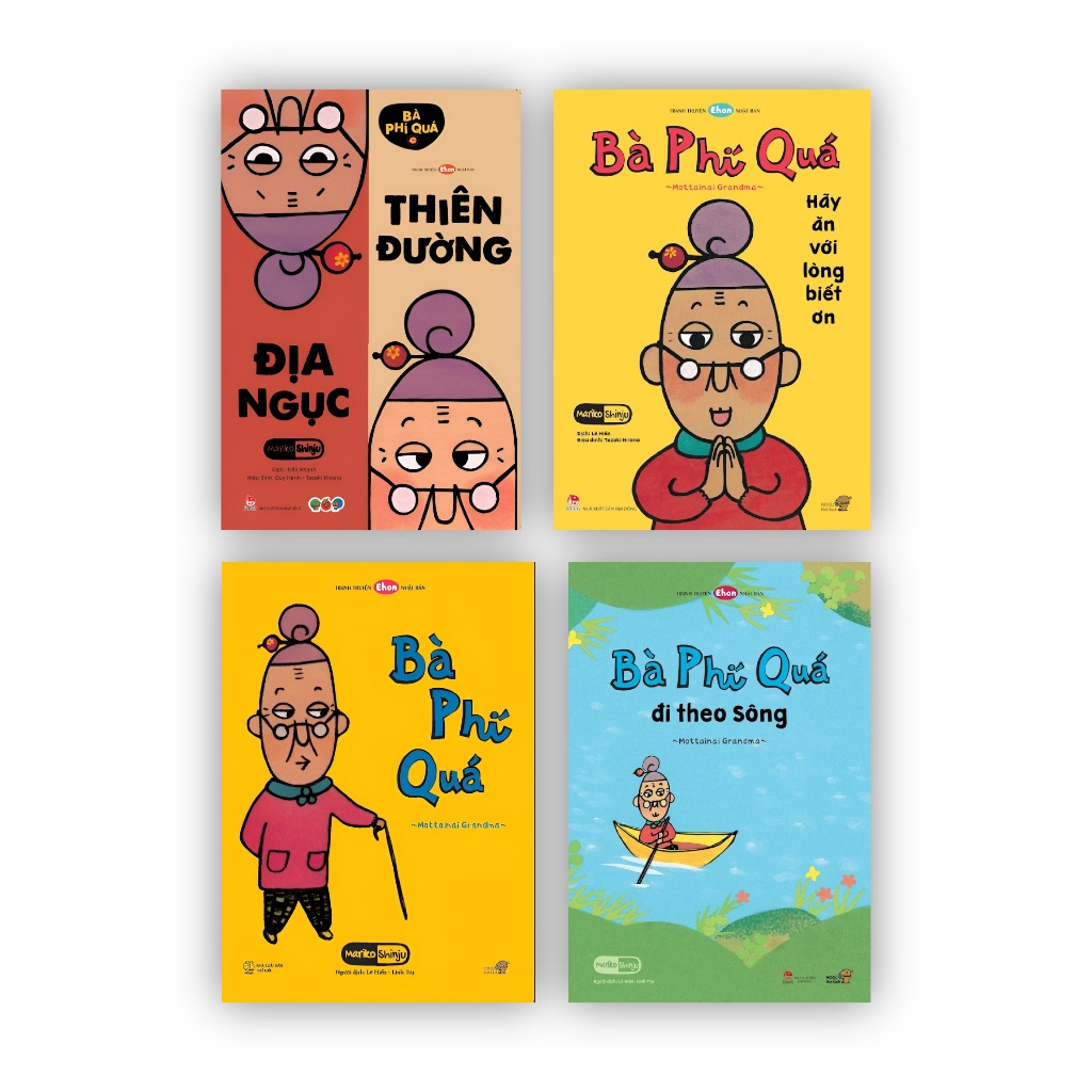 Sách Ehon - Combo Bà Phí quá cho bé 3 6 tuổi (Tranh truyện ehon Nhật Bản cho bé)(Combo lẻ tuỳ chọn)