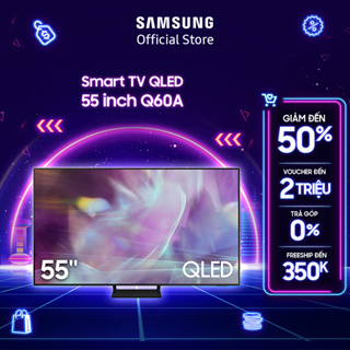 Ảnh chụp [Shopee voucher ELSAMCE15A giảm 15% CAP 3TR] Smart Tivi Samsung 55 Inch QLED 4K QA55Q60AAKXXV - Miễn phí lắp đặt tại TP. Hồ Chí Minh
