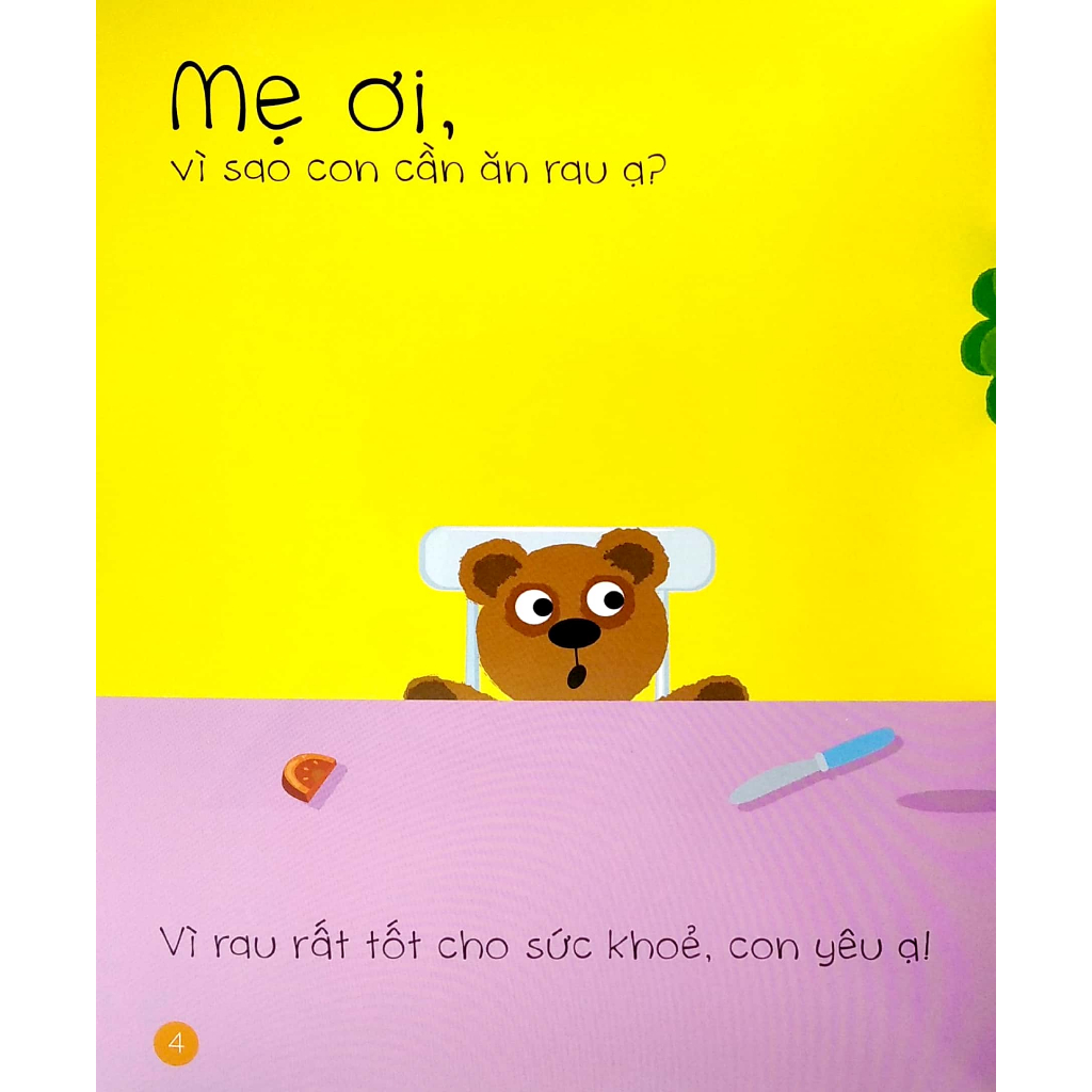 Sách - Vì Sao Con Cần Ăn Rau?