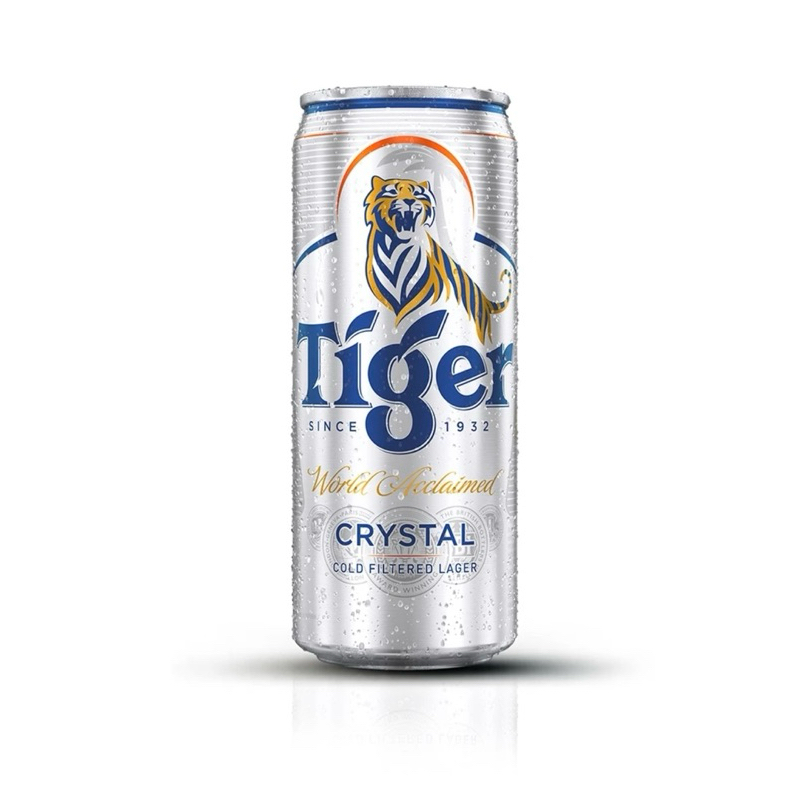 Thùng 24 lon bia Tiger Crystal , Tiger Bạc 330ml mẫu Xuân