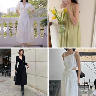 [Trợ Giá - Xả Hàng] Váy Xòe Dáng Dài Đi Chơi Đi Tiệc Các Mẫu Lẻ - Ellie Dress