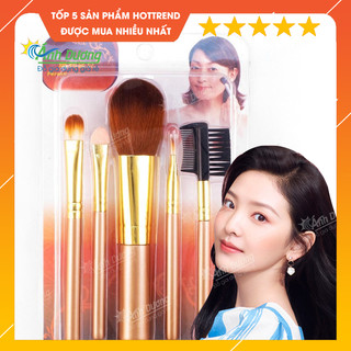 Bộ Cọ Trang Điểm 5 Cây Malijiaer MakeUp Brush Chính Hãng