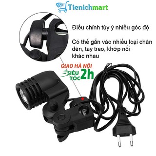 Đui đèn E27 kiêm đế đỡ bóng đèn chụp ảnh dùng cho các studio với phích cắm EU tiện dụng