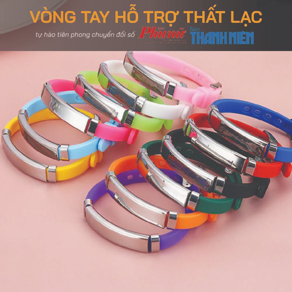 Vòng tay trẻ em, hỗ trợ thất lạc, khắc số điện thoại, khóa điều chỉnh, size 8