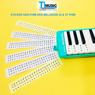 Sticker dán nốt phím cho kèn melodyon32-37 phím