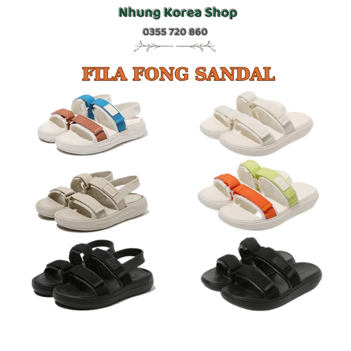 (Bill Hàn) Dép Sandal FILA Pong Slide Chính Hãng