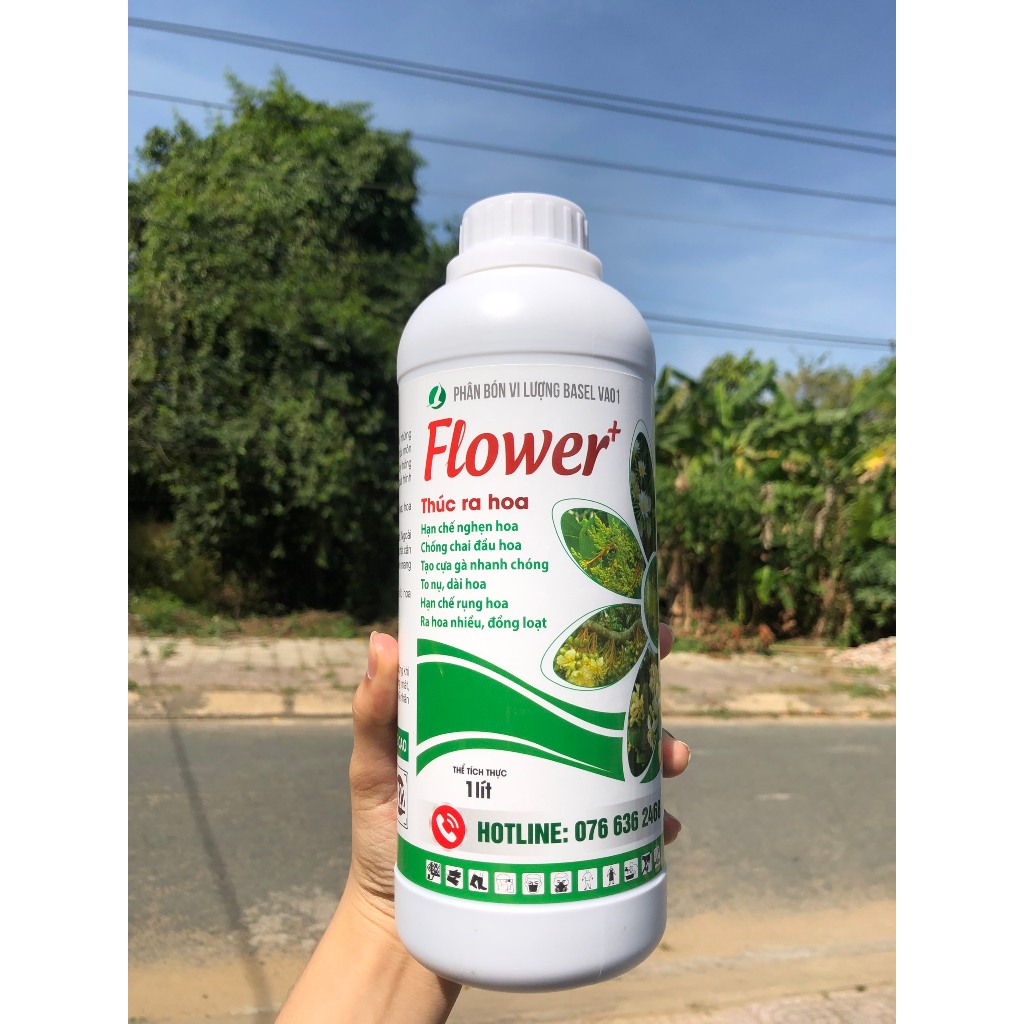 FLOWER THÚC RA HOA (chai 1 lít) - PHÂN BÓN DƯỠNG HOA, HẠN CHẾ RỤNG HOA