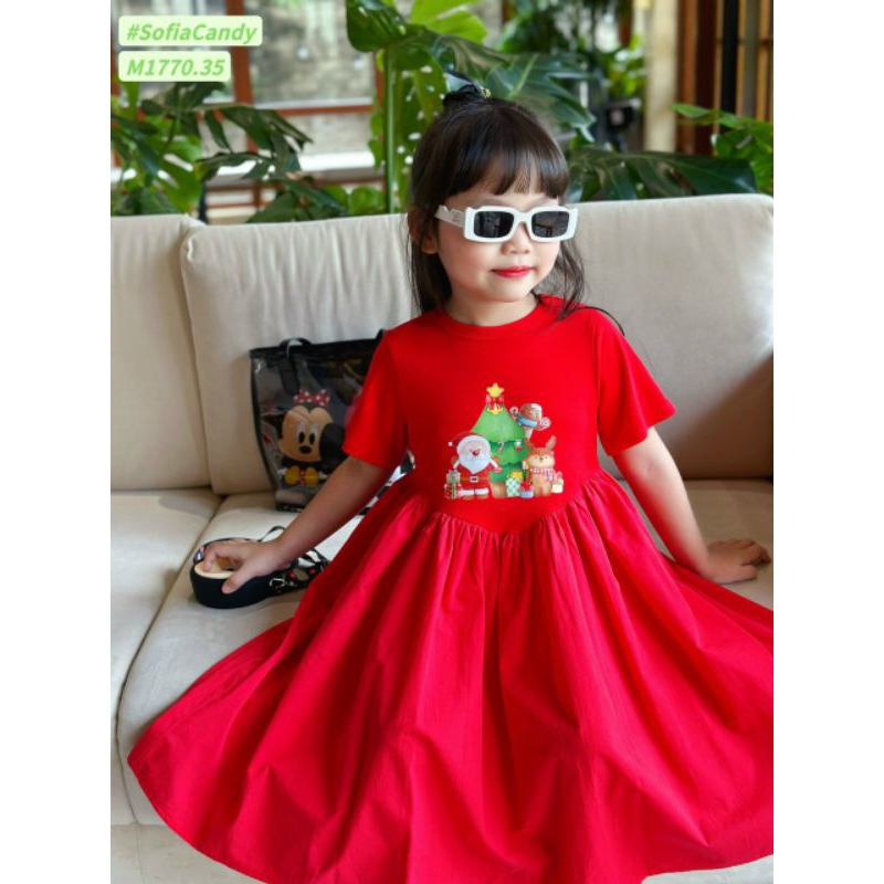 Đầm giáng sinh bé gái