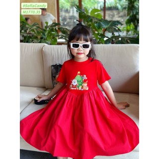 Đầm giáng sinh bé gái