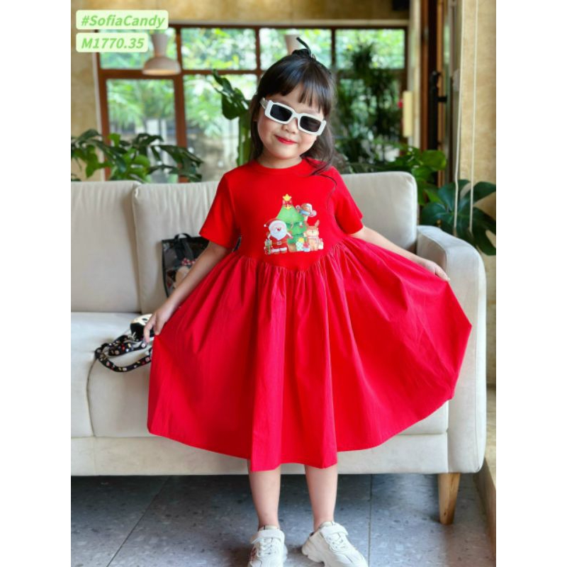 Đầm giáng sinh bé gái