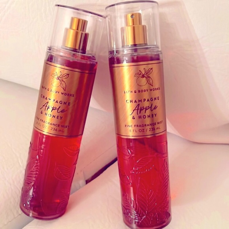 Xịt thơm lưu hương toàn thân Bath and Body Works Champagne Apple & Honey 236ml