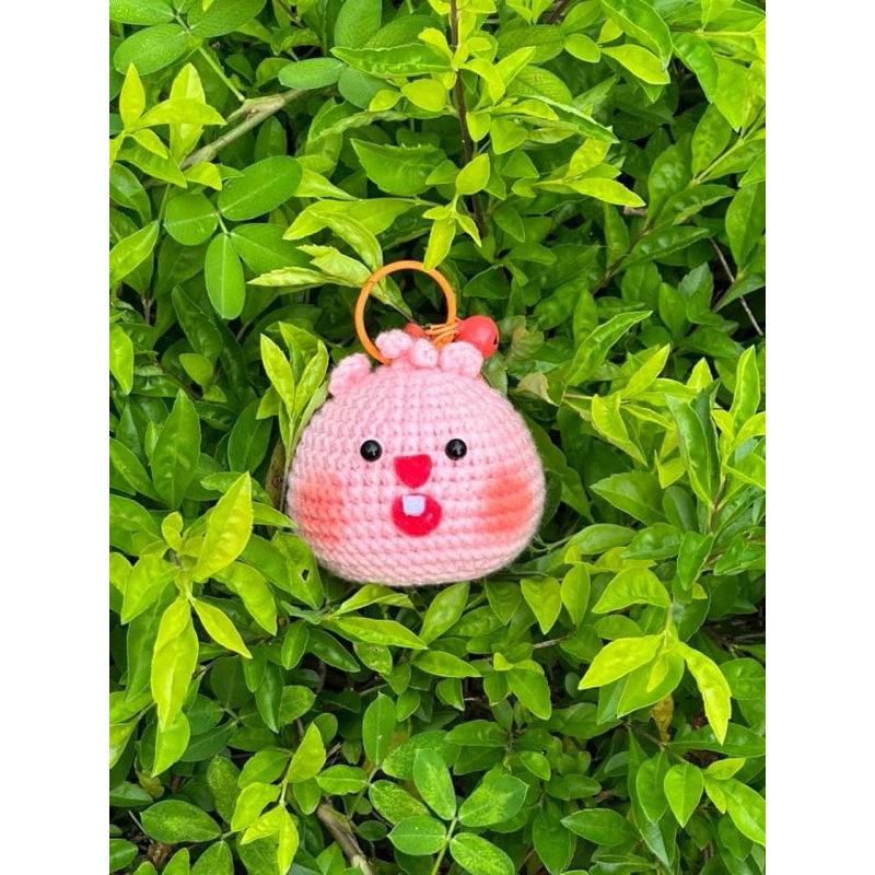 Móc khoá Loopy bằng len