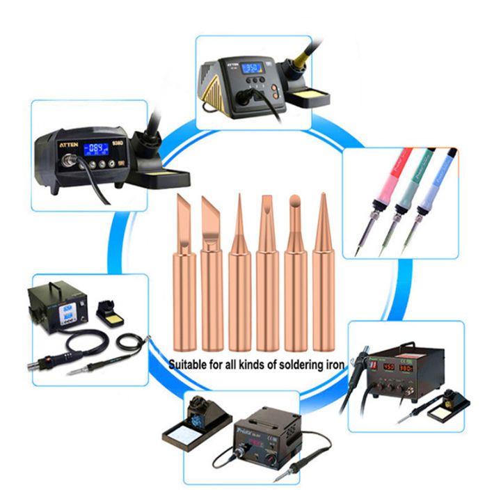 Bộ 5 mũi hàn thiếc thông dụng cho mỏ hàn 900M 908 908s 936