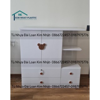 tủ quần áo cho bé nhựa đài loan siêu đáng yêu freeship tphcm