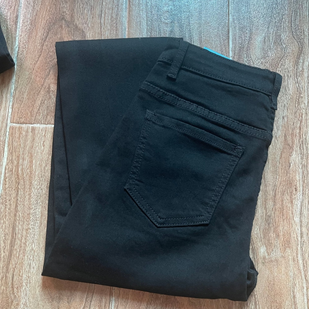 Quần Jeans Dáng Baggy,Quần Bò Lưng Cao Co Dãn Cho Nữ