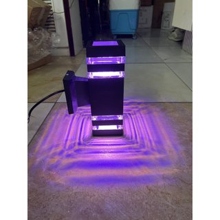 Đèn hắt tường Atimol 2 đầu led đổi 3 màu (vàng + xanh dương+ tím)