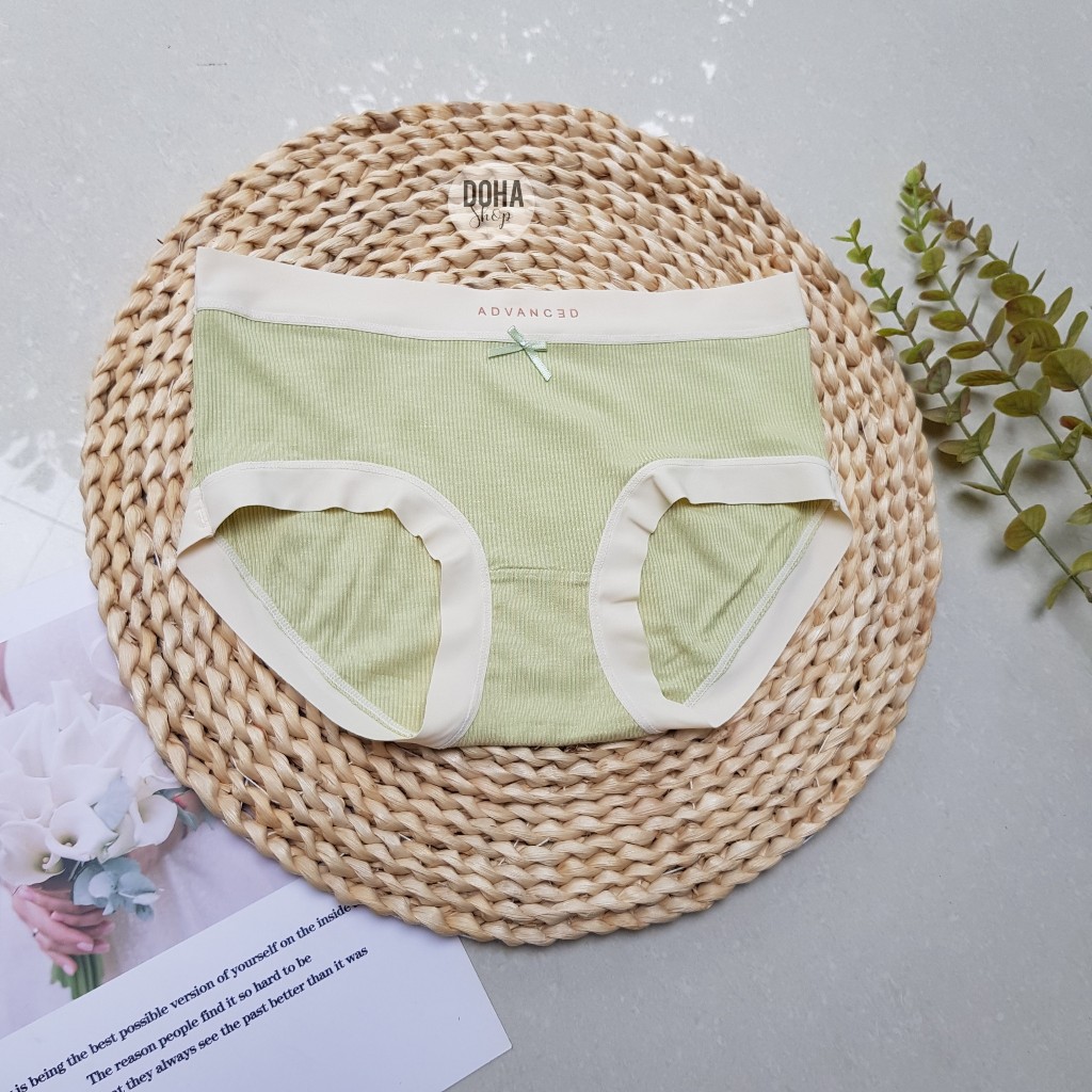 Quần lót nữ, quần thun gân mềm, mát lạnh viền su co giãn, thấm hút tốt- Hàng Quảng châu cao cấp