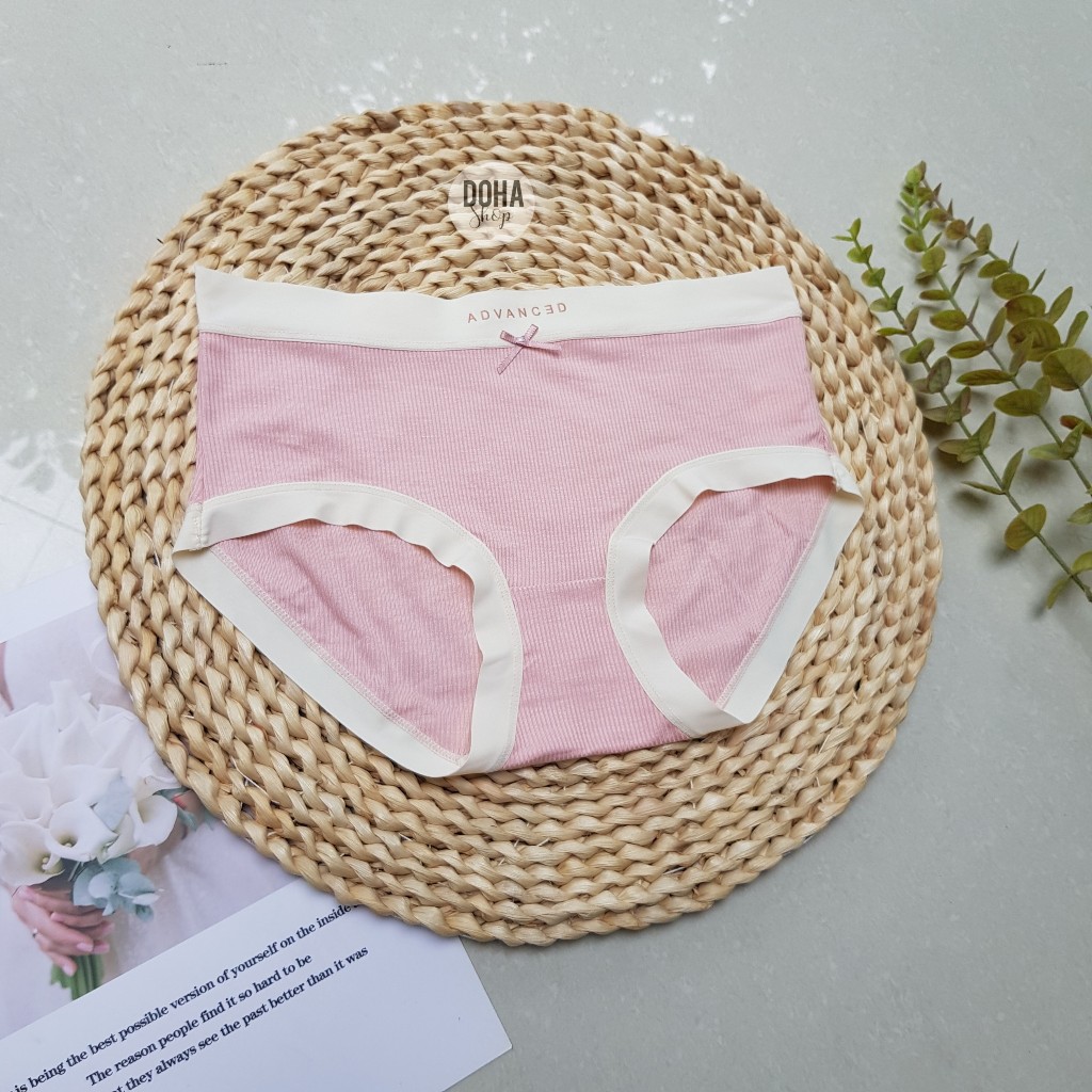 Quần lót nữ, quần thun gân mềm, mát lạnh viền su co giãn, thấm hút tốt- Hàng Quảng châu cao cấp