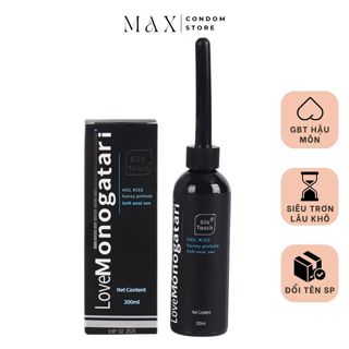  Gel bôi trơn hậu môn Silk Touch Love Monogatari 200ml gel hậu môn gốc nước tăng khoái cảm lâu khô 