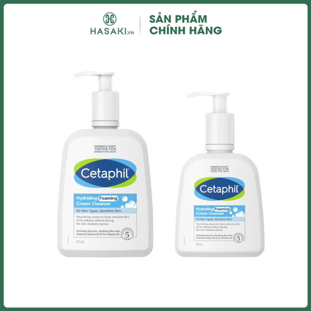 Sữa Rửa Mặt Cetaphil Tạo Bọt Dịu Lành Cho Da Nhạy Cảm Hasaki Sản Phẩm Chính Hãng