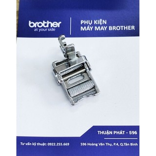 Chân vịt bánh lăn hỗ trợ may trên chất liệu trơn zin theo máy brother