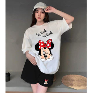 Áo thun nam nữ, sét thun in hình mickey chất coton mềm mịn thoáng mát  - CPT225