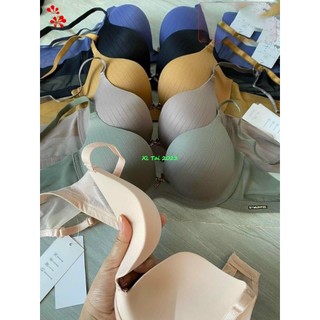 Áo ngực, Áo lót nữ su không gọng nâng ngực cup chéo đệm vừa quai thoáng khí