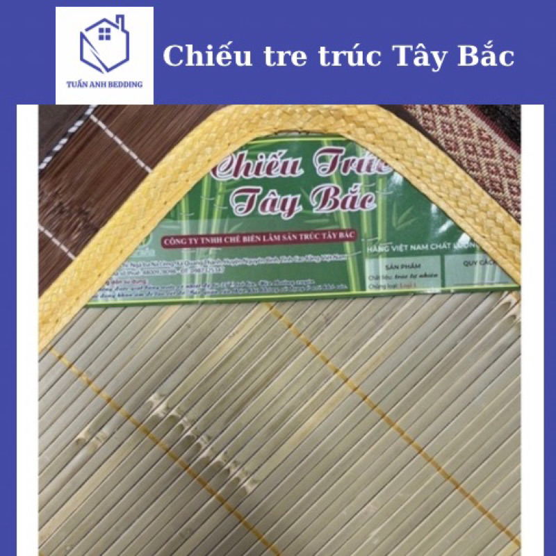 Freeship]Chiếu tre trúc Tây Bắc cao cấp đủ kích thước 80, 90, 1m, 1m2….