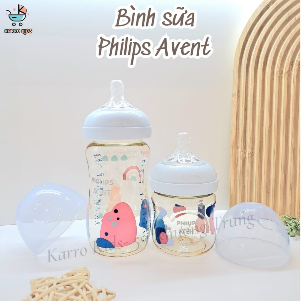 Bình sữa Philips Avent Natural PPSU thiết kế tự nhiên 125ml/260ml (Hàng chính hãng ) - KARROKIDS