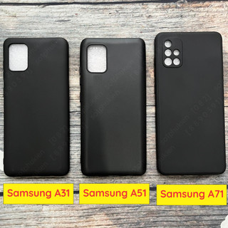 Ốp lưng Samsung Galaxy A31 / A51 / A71 dẻo đen viền gồ bảo vệ cam cao cấp, bền đẹp